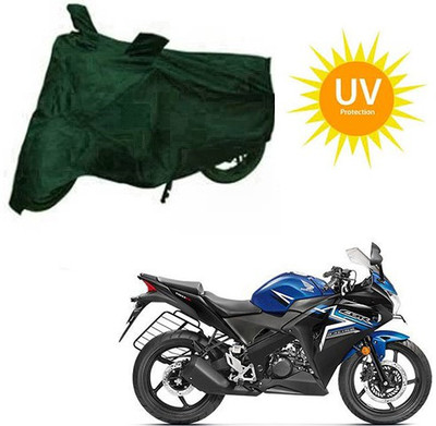 RPSENTTERPR Waterproof Two Wheeler Cover for Honda(CBR 150R, Green)