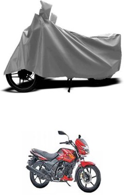 ZTech Two Wheeler Cover for TVS(Flame DS 125, Grey)