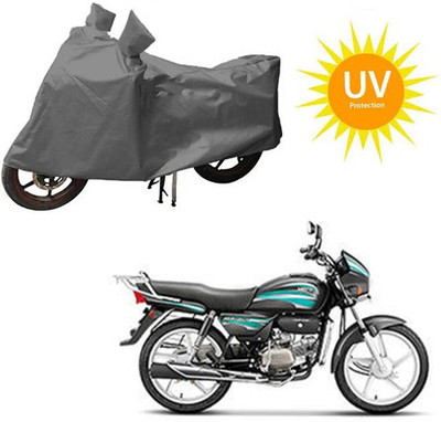 RPSENTTERPR Waterproof Two Wheeler Cover for Hero(Splendor, Grey)