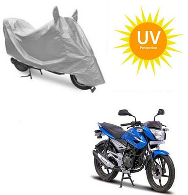 RPSENTTERPR Waterproof Two Wheeler Cover for Bajaj(XCD 125cc, Silver)
