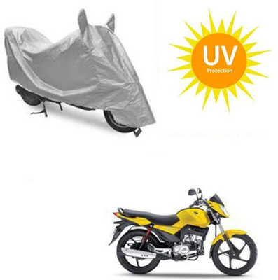 RPSENTTERPR Waterproof Two Wheeler Cover for Mahindra(Stallio, Silver)