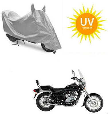 saanvi Waterproof Two Wheeler Cover for Bajaj(Avenger 220 DTS-i, Silver)