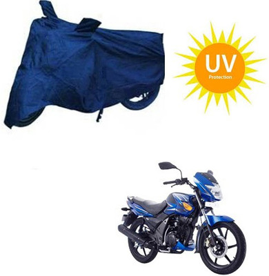 RPSENTTERPR Waterproof Two Wheeler Cover for TVS(Flame SR125, Blue)