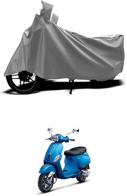 ZTech Two Wheeler Cover for Universal For Bike(Vespa VXL, Grey)