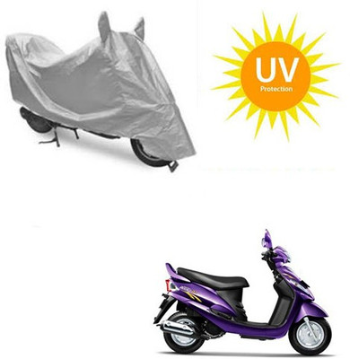 RPSENTTERPR Waterproof Two Wheeler Cover for Mahindra(Rodeo RZ, Silver)