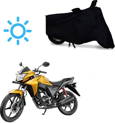 MOTOWORLD Two Wheeler Cover for Honda(CB Twister, Black)