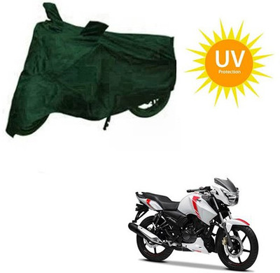 RPSENTTERPR Waterproof Two Wheeler Cover for TVS(Apache RTR 160, Green)