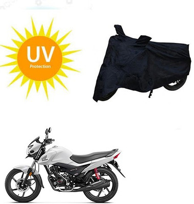 saanvi Waterproof Two Wheeler Cover for Honda(Livo, Black)