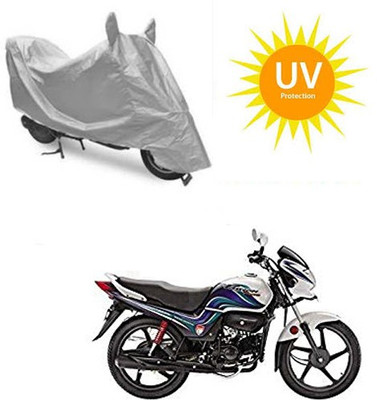RPSENTTERPR Waterproof Two Wheeler Cover for Hero(Passion Pro TR, Silver)