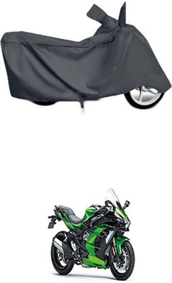 Utkarsh Two Wheeler Cover for Kawasaki(Grey)