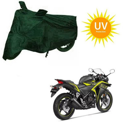 RPSENTTERPR Waterproof Two Wheeler Cover for Honda(CBR 250R, Green)