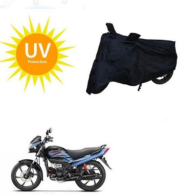 RPSENTTERPR Waterproof Two Wheeler Cover for Honda(Passion Pro, Black)