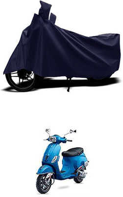 ZTech Two Wheeler Cover for Universal For Bike(Vespa SXL, Blue)