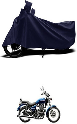 Toy Ville Two Wheeler Cover for Royal Enfield(Thunderbird 500, Blue)