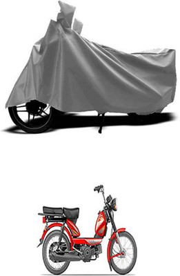 ZTech Two Wheeler Cover for TVS(Grey)