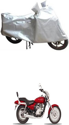 Toy Ville Two Wheeler Cover for Bajaj(Enticer, Silver)