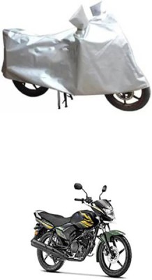 Toy Ville Two Wheeler Cover for Yamaha(Saluto, Silver)