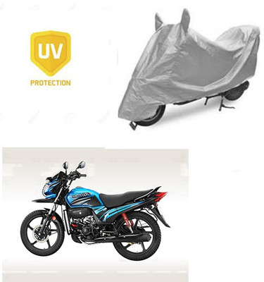 SRENTERPRISES Two Wheeler Cover for Honda(Passion Pro TR, Silver)