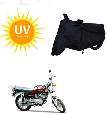 saanvi Waterproof Two Wheeler Cover for Yamaha(RX 100, Black)