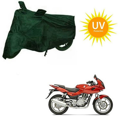 RPSENTTERPR Waterproof Two Wheeler Cover for Bajaj(Pulsar 220 DTS-i, Green)