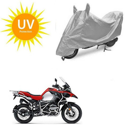 saanvi Waterproof Two Wheeler Cover for BMW(R 1200 GS, Silver)