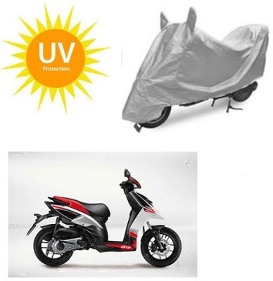 saanvi Waterproof Two Wheeler Cover for Aprilia(SR 125, Silver)