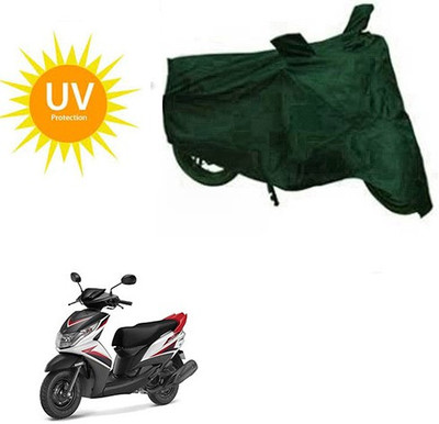 RPSENTTERPR Waterproof Two Wheeler Cover for Yamaha(Ray Z, Green)