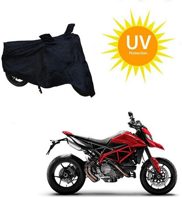 RPSENTTERPR Waterproof Two Wheeler Cover for Ducati(Hyperstrada, Black)