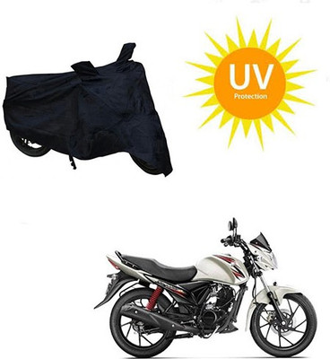 saanvi Waterproof Two Wheeler Cover for Suzuki(Sling Shot Plus, Black)