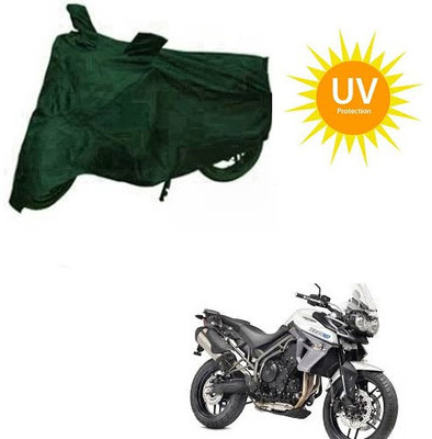 RPSENTTERPR Waterproof Two Wheeler Cover for Triumph(Tiger 800 XR, Green)
