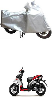 Toy Ville Two Wheeler Cover for Aprilia(SR 125, Silver)