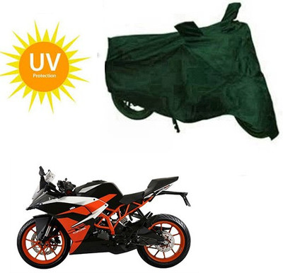 RPSENTTERPR Waterproof Two Wheeler Cover for KTM(RC 200, Green)
