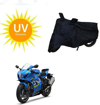 MMSSTAR Waterproof Two Wheeler Cover for Suzuki(GSX, Black)
