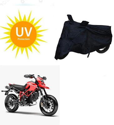 saanvi Waterproof Two Wheeler Cover for Ducati(Hypermotard, Black)