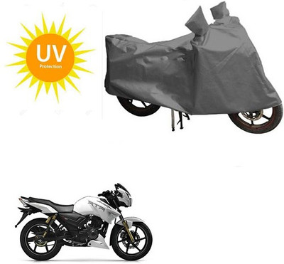 RPSENTTERPR Waterproof Two Wheeler Cover for TVS(Apache RTR 180, Grey)