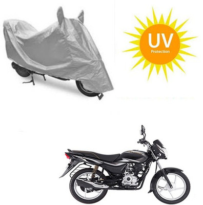 RPSENTTERPR Waterproof Two Wheeler Cover for Bajaj(Platina 100 DTS-i, Silver)