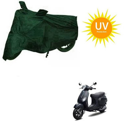 RPSENTTERPR Waterproof Two Wheeler Cover for Piaggio(Vespa LX, Green)