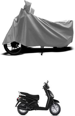 ZTech Two Wheeler Cover for Mahindra(Grey)