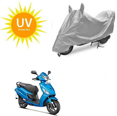 SRENTERPRISES Two Wheeler Cover for Hero(Maestro Edge, Silver)