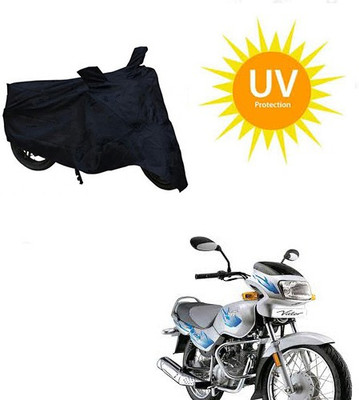 RPSENTTERPR Waterproof Two Wheeler Cover for TVS(Victor GLX, Black)
