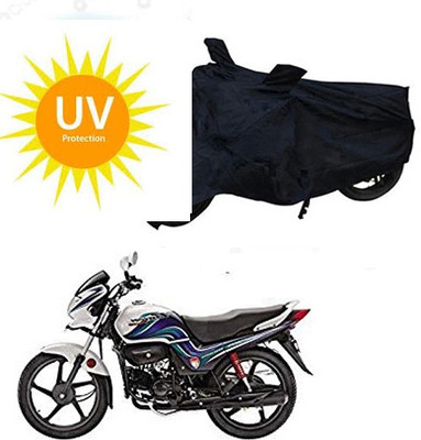 saanvi Waterproof Two Wheeler Cover for Hero(Passion Pro TR, Black)
