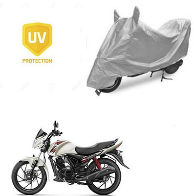 SRENTERPRISES Two Wheeler Cover for Suzuki(Sling Shot, Silver)