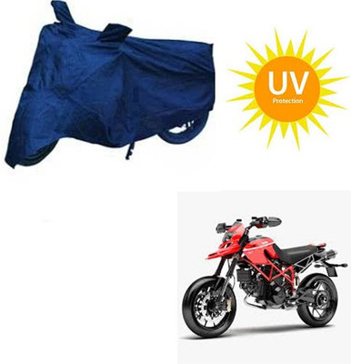 RPSENTTERPR Waterproof Two Wheeler Cover for Ducati(Hypermotard, Blue)