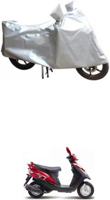 ZTech Two Wheeler Cover for Mahindra(Flyte, Silver)