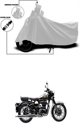 Billseye Two Wheeler Cover for Royal Enfield(Classic Chrome, Silver)