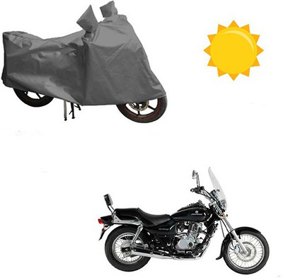Motoren Waterproof Two Wheeler Cover for Bajaj(Avenger 220 DTS-i, Grey)