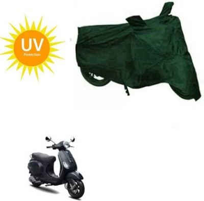 RPSENTTERPR Waterproof Two Wheeler Cover for Piaggio(Vespa LX, Green)