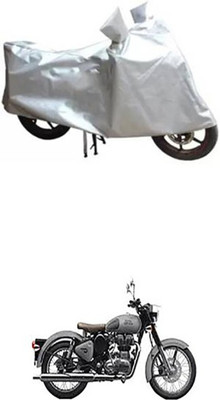ZTech Two Wheeler Cover for Royal Enfield(Silver)