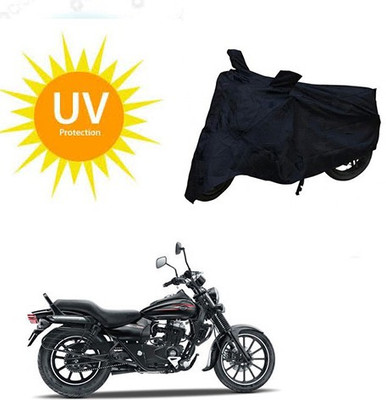 saanvi Waterproof Two Wheeler Cover for Bajaj(Avenger 150 Street, Black)