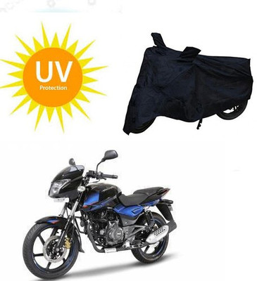 saanvi Waterproof Two Wheeler Cover for Bajaj(Pulsar 150 DTS-i, Black)